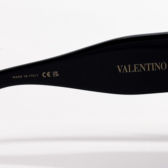 NEW VALENTINO SUNGLASSES VLS-180A BLACK/GRAY WOMEN EYEWEAR